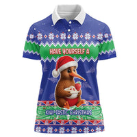New Zealand Christmas Women Polo Shirt Have Yourself A Kiwi-tastic Christmas - Polynesian Pride