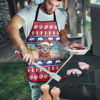 Guam Christmas Apron Felis Pasgua Carabao Santa LT05 - Polynesian Pride