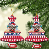 Guam Christmas Ceramic Ornament Felis Pasgua Carabao Santa LT05 Christmas Tree Red - Polynesian Pride