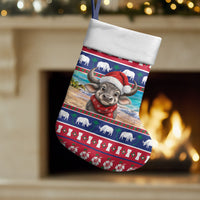 Guam Christmas Stocking Felis Pasgua Carabao Santa LT05 Set of 2 Red - Polynesian Pride