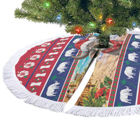 Guam Christmas Tree Skirt Felis Pasgua Carabao Santa