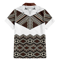 New Zealand Aotearoa Family Matching Mermaid Dress and Hawaiian Shirt Taniko Art Simple Style LT05 - Polynesian Pride