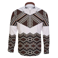 New Zealand Aotearoa Family Matching Off Shoulder Maxi Dress and Hawaiian Shirt Taniko Art Simple Style LT05 - Polynesian Pride