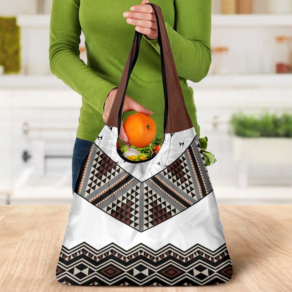 New Zealand Aotearoa Grocery Bag Taniko Art Simple Style