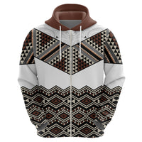 New Zealand Aotearoa Hoodie Taniko Art Simple Style LT05 - Polynesian Pride