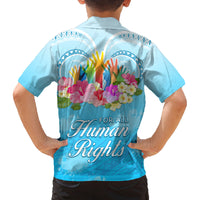 Universal Human Rights Month Family Matching Tank Maxi Dress and Hawaiian Shirt Polynesian Style LT05 - Polynesian Pride