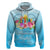 Universal Human Rights Month Hoodie Polynesian Style LT05 Blue - Polynesian Pride