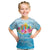 Universal Human Rights Month Kid T Shirt Polynesian Style LT05 Blue - Polynesian Pride