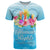Universal Human Rights Month T Shirt Polynesian Style LT05 Blue - Polynesian Pride