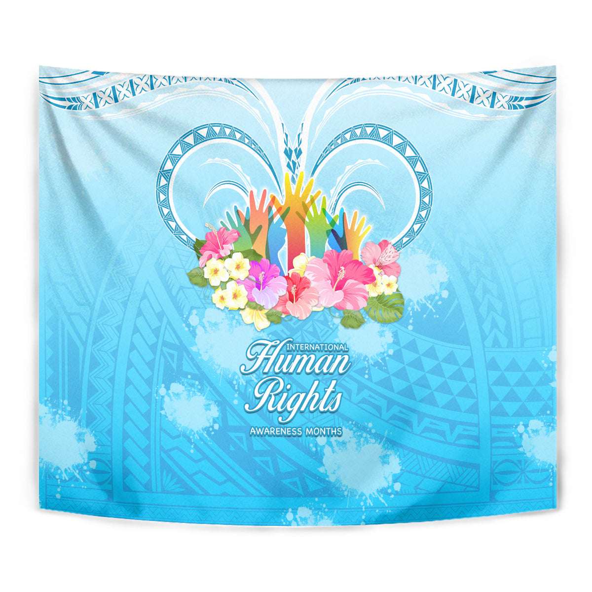 Universal Human Rights Month Tapestry Polynesian Style LT05 - Polynesian Pride