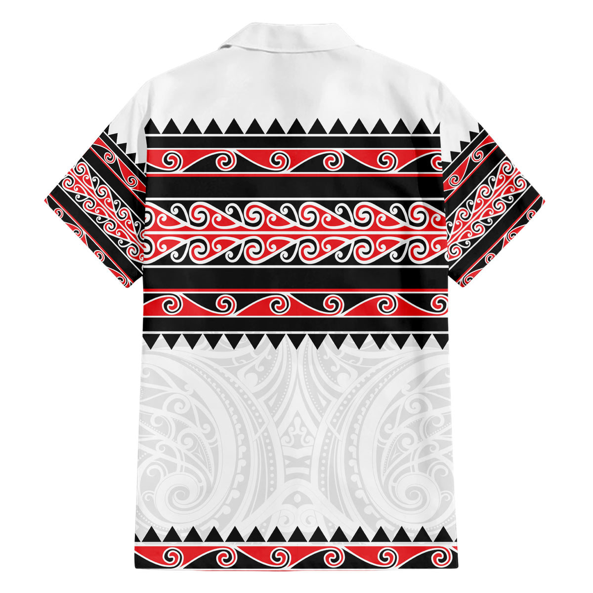 New Zealand Aotearoa Hawaiian Shirt With Kowhaiwhai Pattern Red Version LT05 - Polynesian Pride