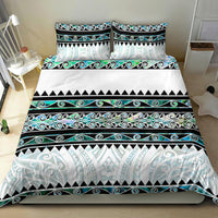 New Zealand Aotearoa Bedding Set With Paua Shell Kowhaiwhai Pattern LT05 - Polynesian Pride