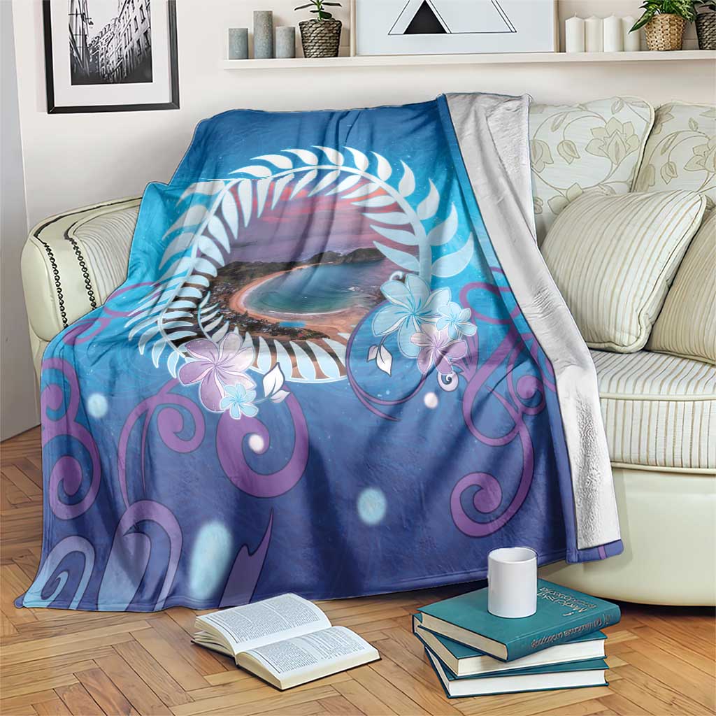 New Zealand Matapouri Beach Landscape Blanket