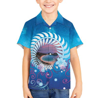 New Zealand Matapouri Beach Landscape Family Matching Long Sleeve Bodycon Dress and Hawaiian Shirt