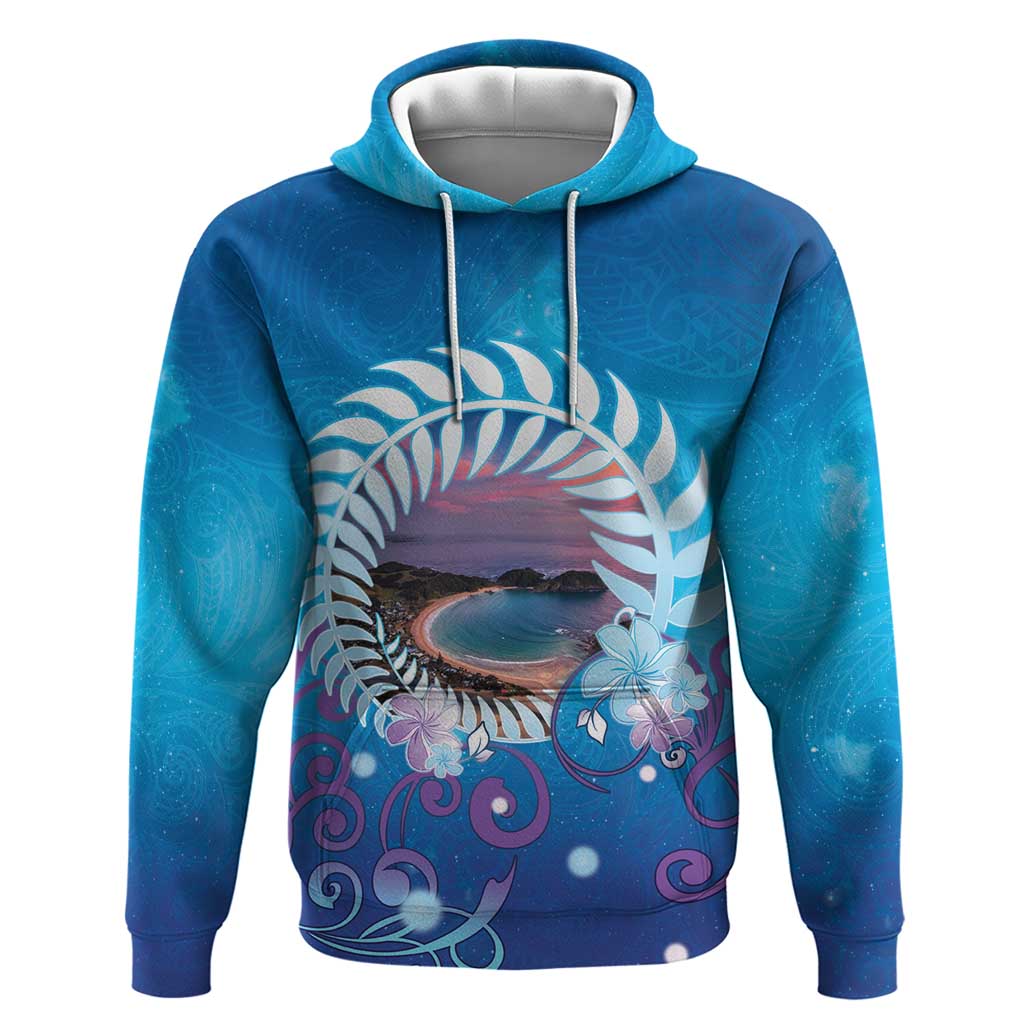 New Zealand Matapouri Beach Landscape Hoodie