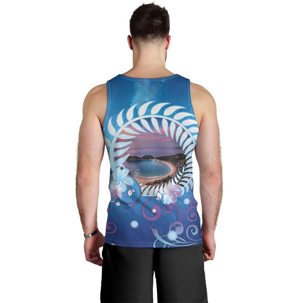 New Zealand Matapouri Beach Landscape Men Tank Top