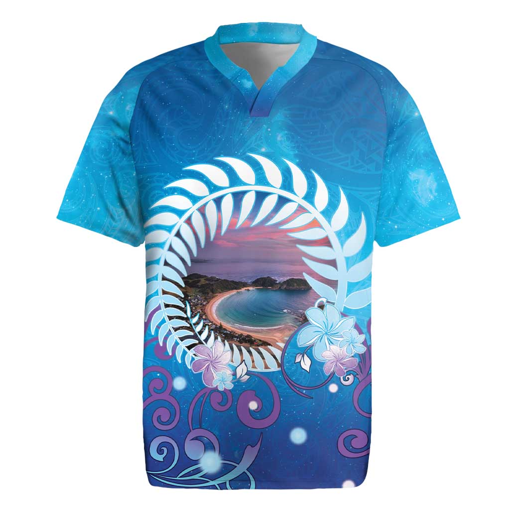 New Zealand Matapouri Beach Landscape Rugby Jersey