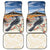 New Zealand Mount Taranaki Landscape Car Mats Kokako Bird Polynesian Style