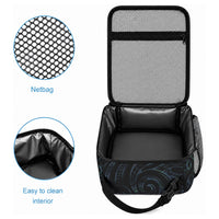 New Zealand Aotearoa Lunch Bag Maori Manaia Paua Shell Glitter Turquoise LT05 - Polynesian Pride