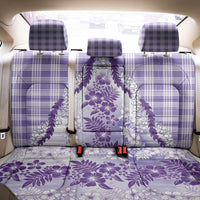 Aloha Hawaii Palaka Back Car Seat Cover Purple Plumeria Lei - Polynesian Pride