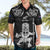 Custom New Zealand Maori Taiaha Hawaiian Shirt Tiki Warrior Black LT05 - Polynesian Pride