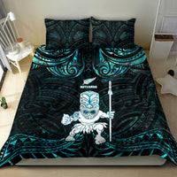 New Zealand Maori Taiaha Bedding Set Tiki Warrior Paua Shell LT05 - Polynesian Pride