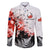 Kei Wareware Tatou New Zealand ANZAC Day Family Matching Short Sleeve Bodycon Dress and Hawaiian Shirt Lest We Forget LT05 Dad's Shirt - Long Sleeve White - Polynesian Pride