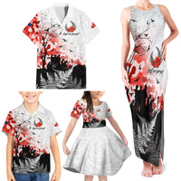 Kei Wareware Tatou New Zealand ANZAC Day Family Matching Tank Maxi Dress and Hawaiian Shirt Lest We Forget LT05 - Polynesian Pride