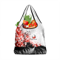 Kei Wareware Tatou New Zealand ANZAC Day Grocery Bag Lest We Forget