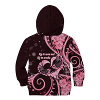 New Zealand Valentine Kid Hoodie Aroha Sweet Pink Piwakawaka