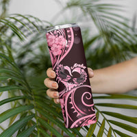 New Zealand Valentine Skinny Tumbler Aroha Sweet Pink Piwakawaka LT05 - Polynesian Pride