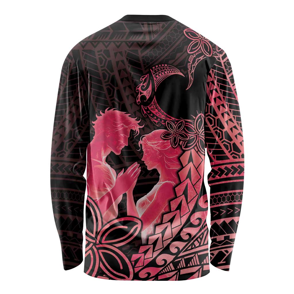 Alofa Samoa Valentine Red Long Sleeve Shirt Love Is The Greatest Thing