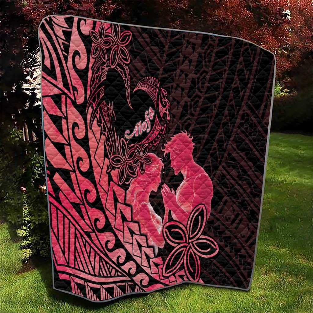 Alofa Samoa Valentine Red Quilt Love Is The Greatest Thing