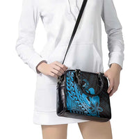 Alofa Samoa Valentine Blue Shoulder Handbag Love Is The Greatest Thing