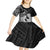 Alofa Samoa Valentine Black Kid Short Sleeve Dress Love Is The Greatest Thing