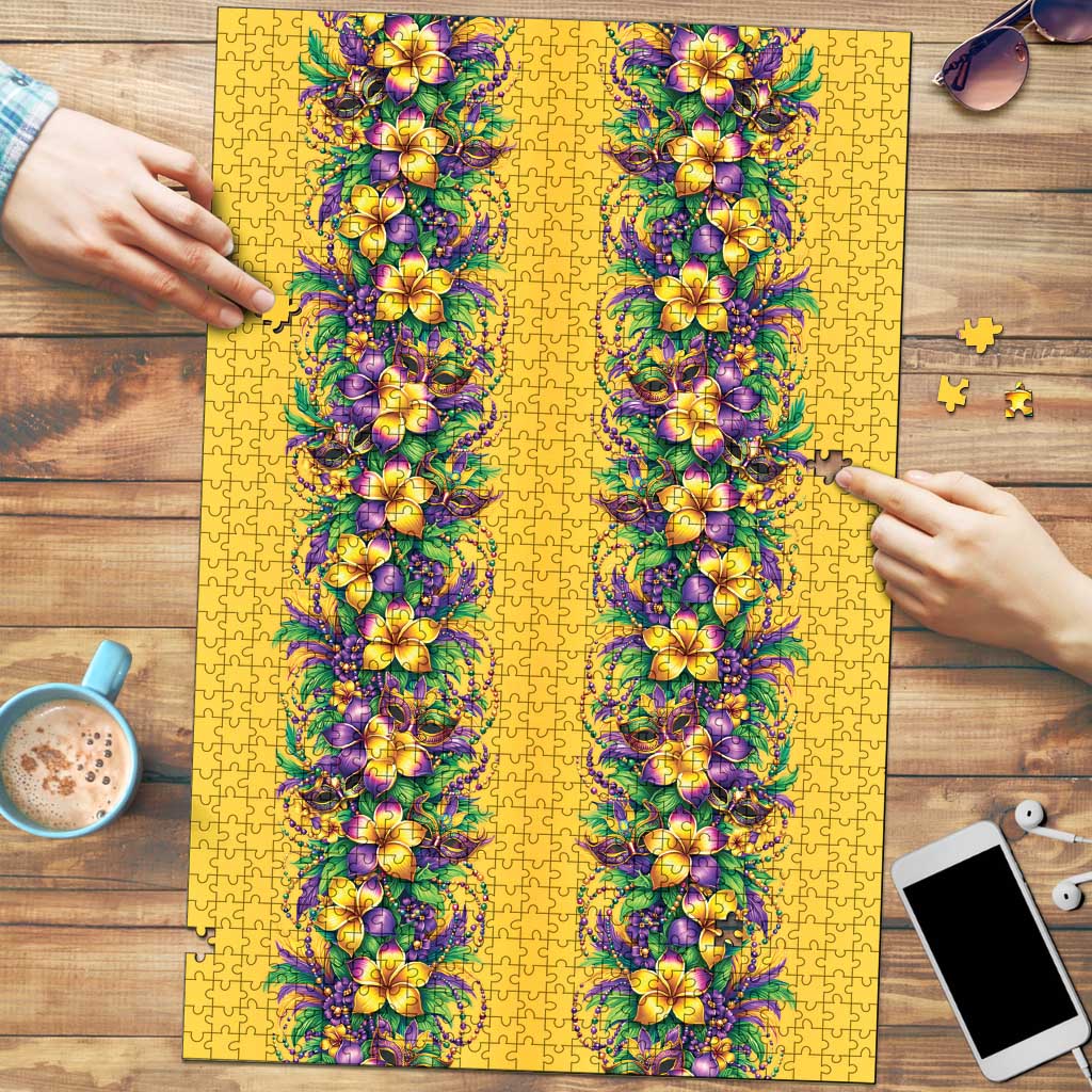 Aloha Hawaii Mardi Gras Puzzle Gold Style