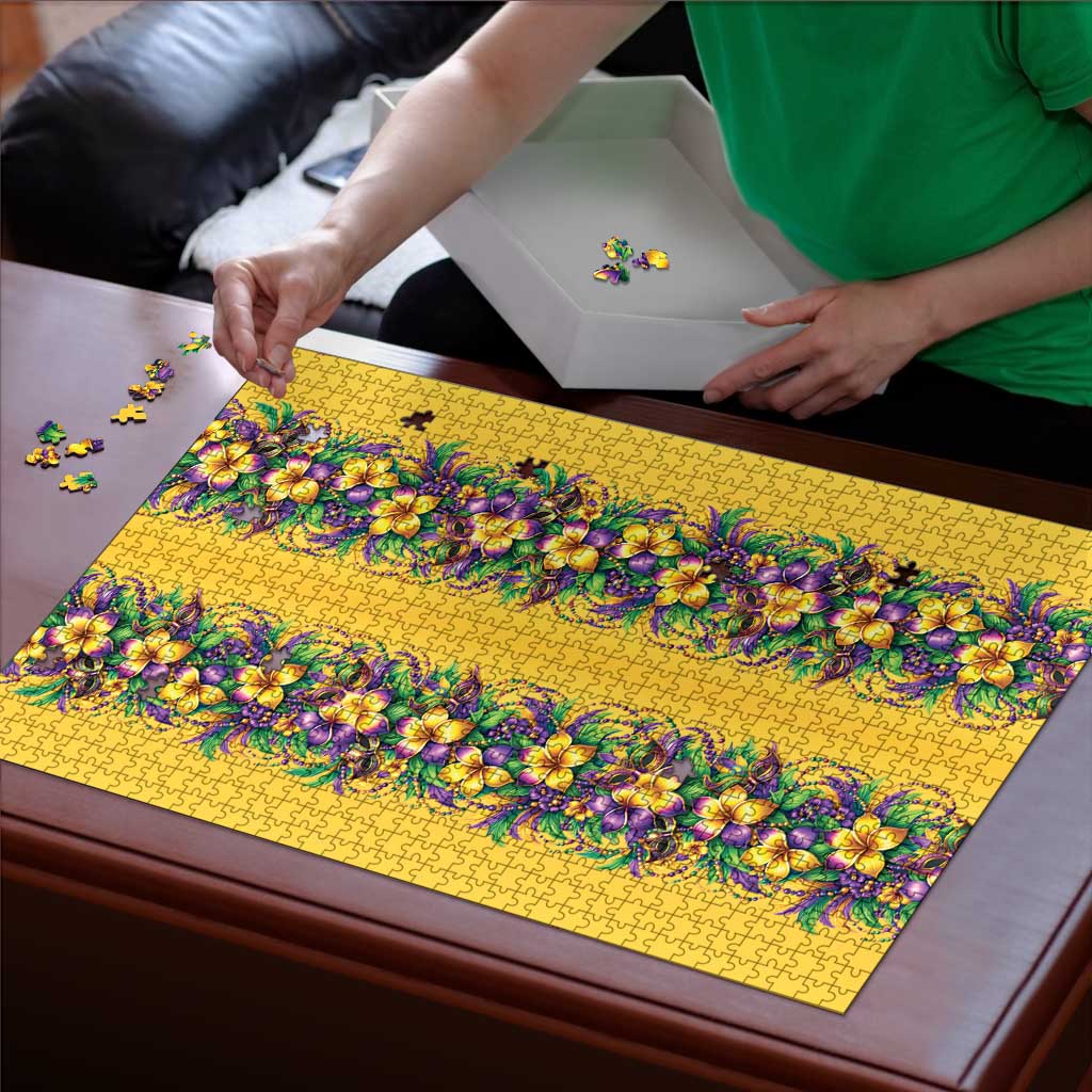 Aloha Hawaii Mardi Gras Puzzle Gold Style