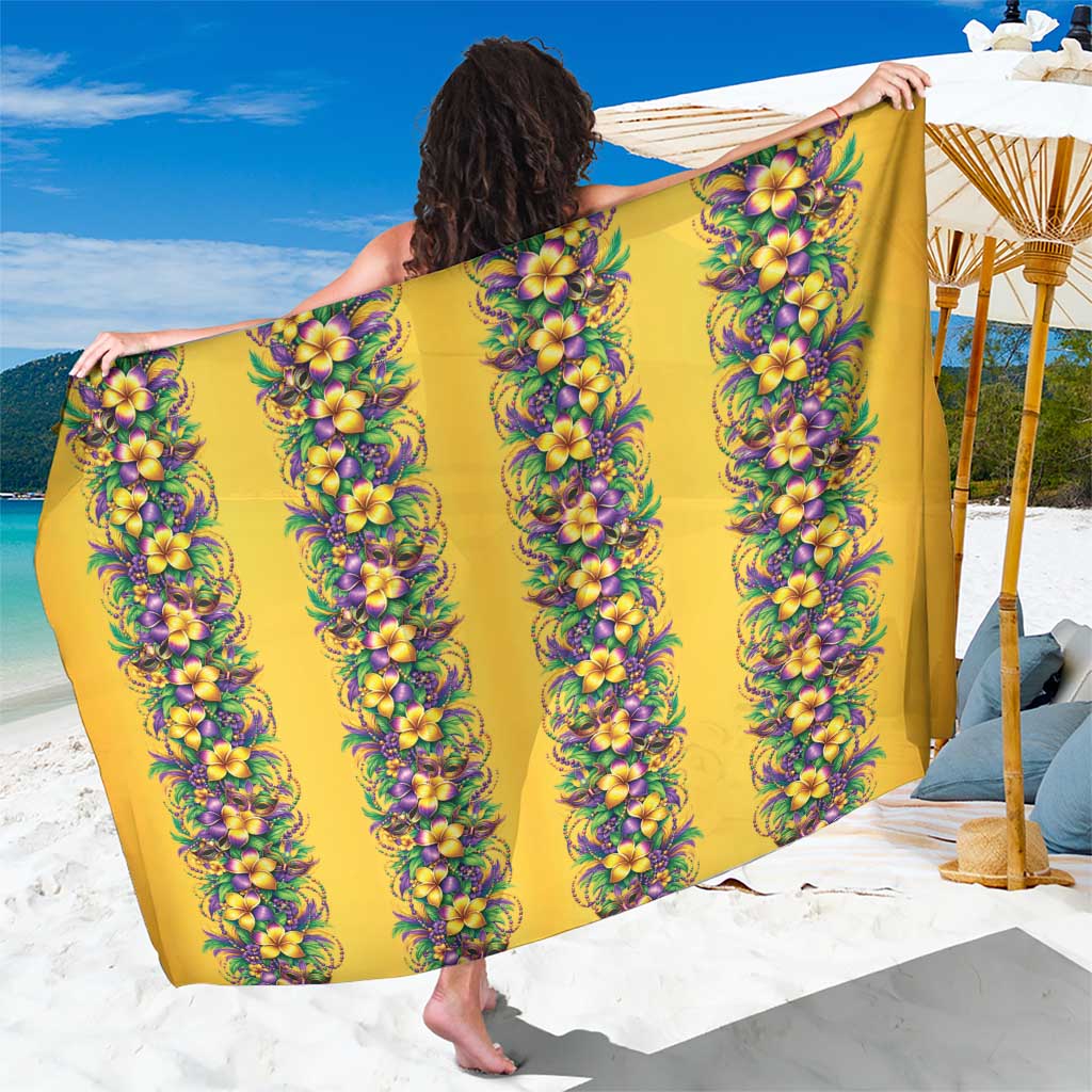 Aloha Hawaii Mardi Gras Sarong Gold Style