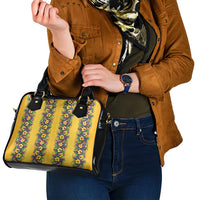 Aloha Hawaii Mardi Gras Shoulder Handbag Gold Style
