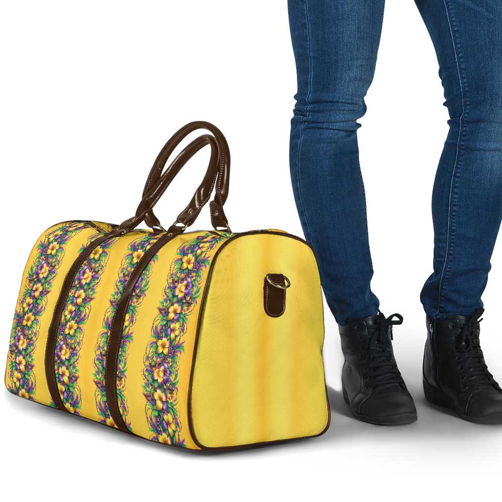 Aloha Hawaii Mardi Gras Travel Bag Gold Style