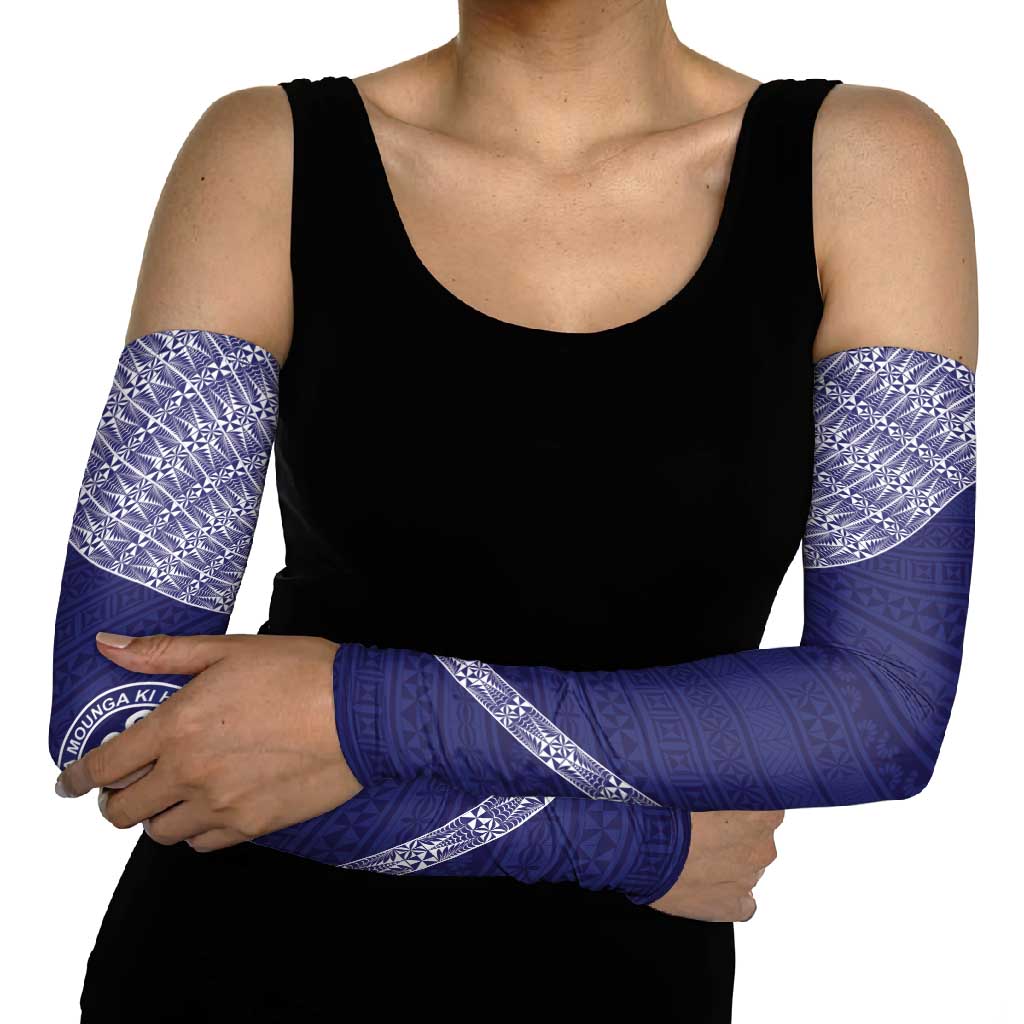 Tonga Queen Salote College Arm Sleeves 100 Years Anniversary Navy Color
