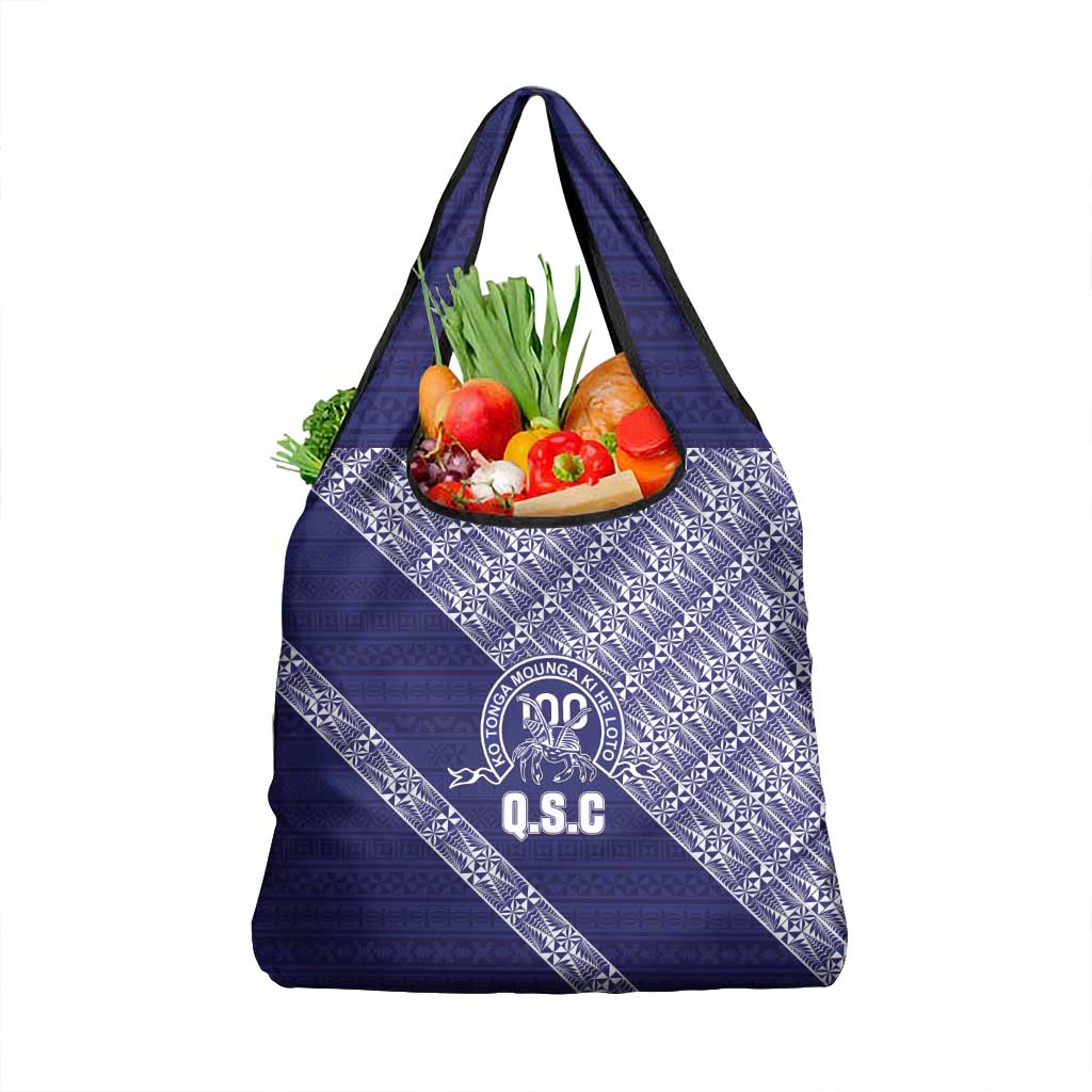 Tonga Queen Salote College Grocery Bag 100 Years Anniversary Navy Color