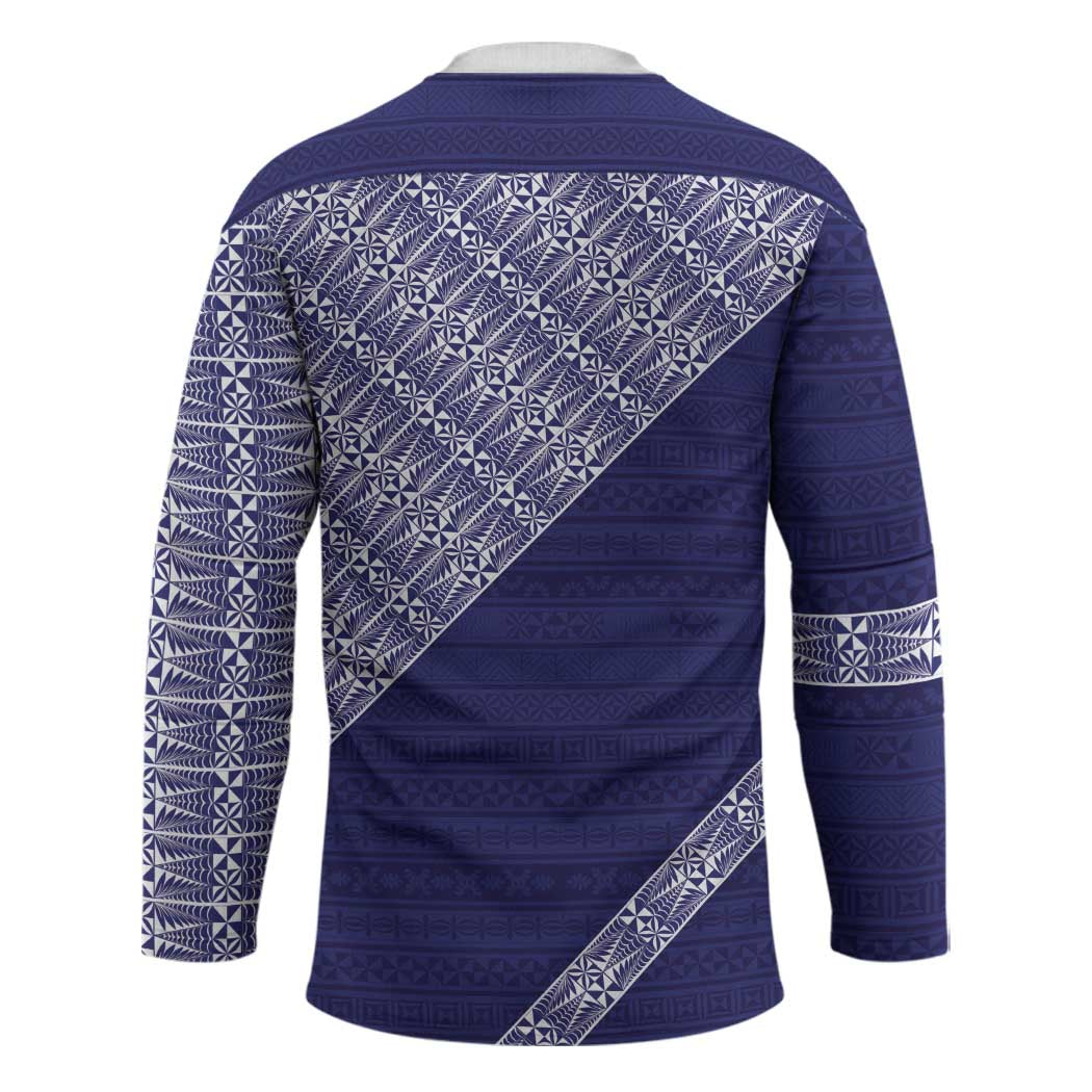 Tonga Queen Salote College Hockey Jersey 100 Years Anniversary Navy Color