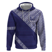 Tonga Queen Salote College Hoodie 100 Years Anniversary Navy Color