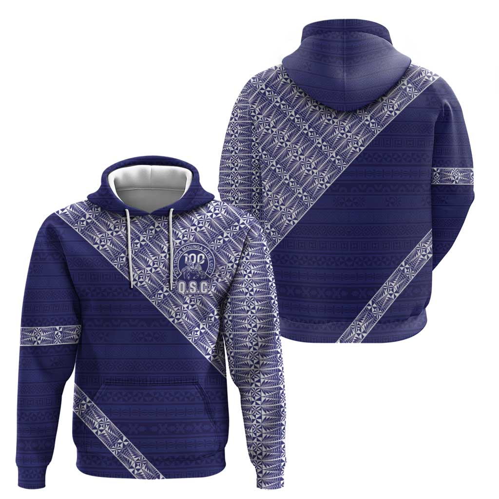 Tonga Queen Salote College Hoodie 100 Years Anniversary Navy Color