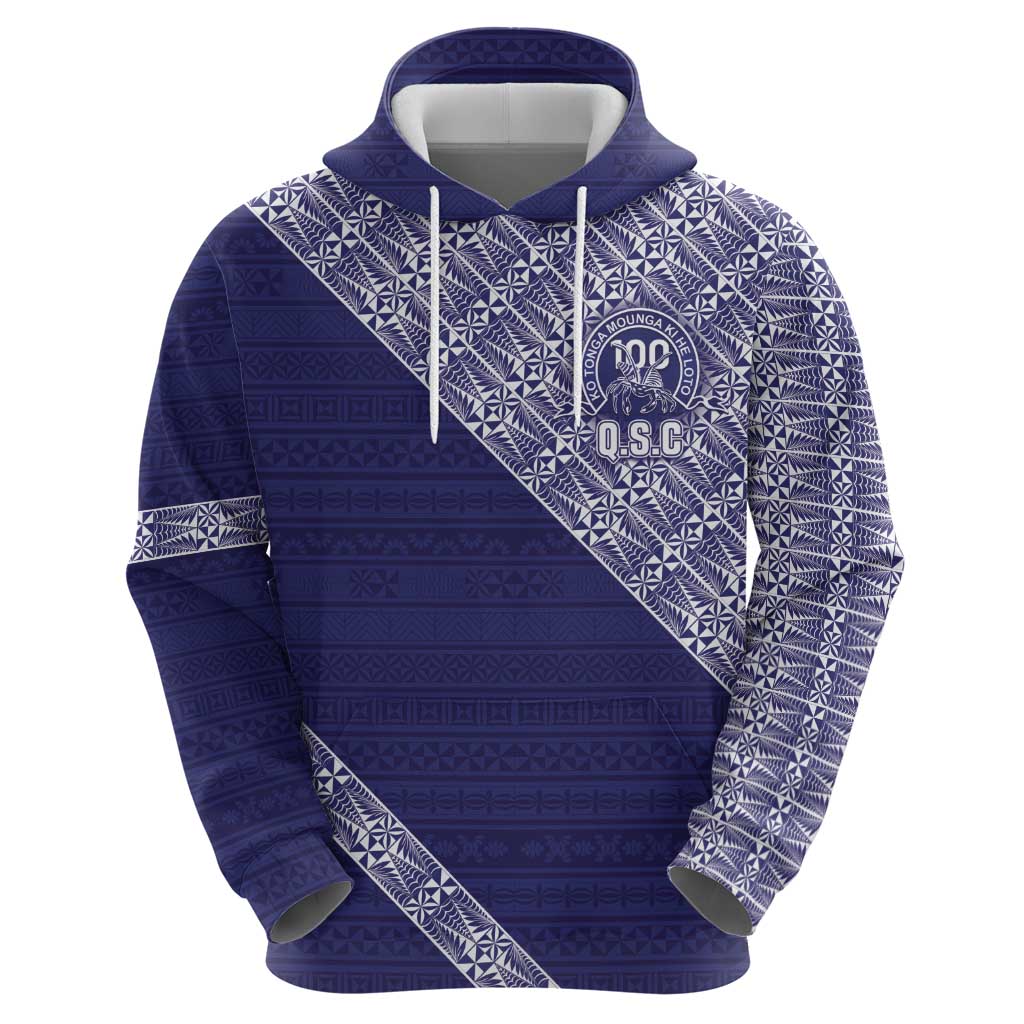 Tonga Queen Salote College Hoodie 100 Years Anniversary Navy Color
