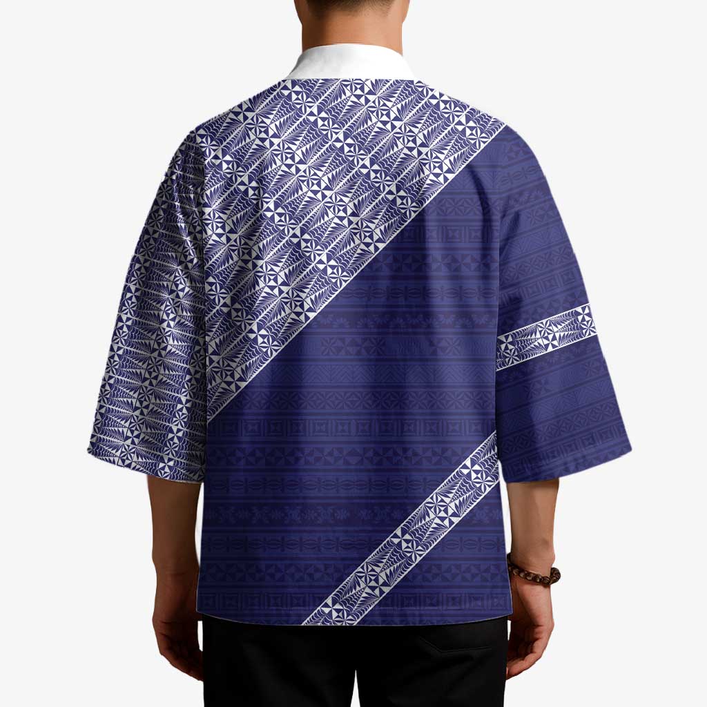 Tonga Queen Salote College Kimono 100 Years Anniversary Navy Color