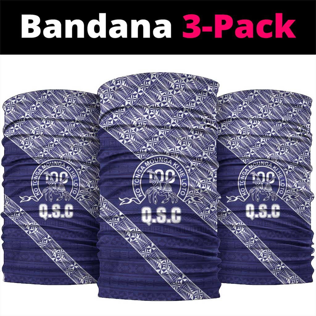 Tonga Queen Salote College Neck Gaiter 100 Years Anniversary Navy Color