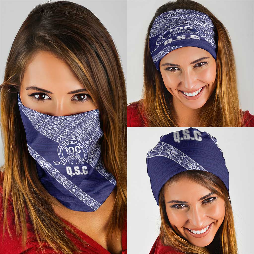 Tonga Queen Salote College Neck Gaiter 100 Years Anniversary Navy Color