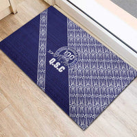 Tonga Queen Salote College Rubber Doormat 100 Years Anniversary Navy Color